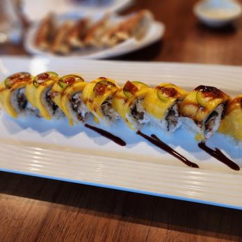 Sushi Ken - Golden Monkey Roll. Great flavors - Sushi Bars Near Me - Fremont, California Sushi Ken - Golden Monkey Roll. Great flavors - Sushi Bars Near Me - Fremont, California