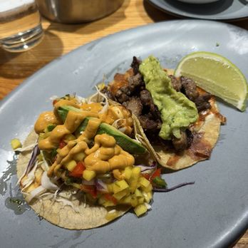 Mancha Cocina Mexicana - Octopus and ribeye tacos $6 - Mexican Near Me - Leesburg, Virginia