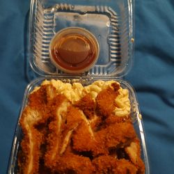 Be Wok & Hawaiian BBQ - Chicken katsu mini with two sides.