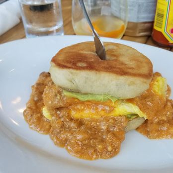 Daps Breakfast & Imbibe - Chorizo Gravy sandwich - Breakfast & Brunch Near Me - Charleston, South Carolina Daps Breakfast & Imbibe - Chorizo Gravy sandwich - Breakfast & Brunch Near Me - Charleston, South Carolina