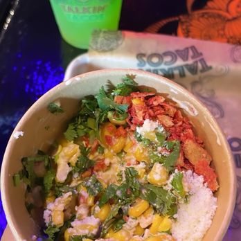 Talkin' Tacos SoDo - Elote : sweet corn , cilantro ,queso and mayo. - Tacos Near Me - Orlando, Florida Talkin' Tacos SoDo - Elote : sweet corn , cilantro ,queso and mayo. - Tacos Near Me - Orlando, Florida