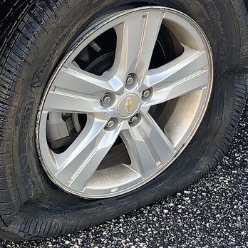 Firestone Complete Auto Care - This is what road hazards can do, thanks to Firestone I'll be on my wau soon. - Tires Near Me - Merritt Island, Florida Firestone Complete Auto Care - This is what road hazards can do, thanks to Firestone I'll be on my wau soon. - Tires Near Me - Merritt Island, Florida