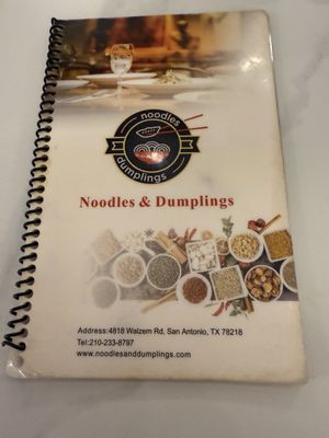 Menu photo 6 Noodles & Dumplings San Antonio, TX