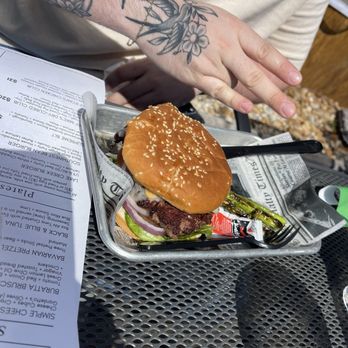 Lake Creek Winery - burger - Wineries Near Me - Marthasville, Missouri
