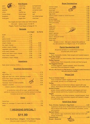 Menu photo 2 Hot Bagels Abroad Hackettstown, NJ Menu photo 2 Hot Bagels Abroad Hackettstown, NJ