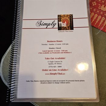 Simply Thai - Thai Near Me - Sparks, Nevada