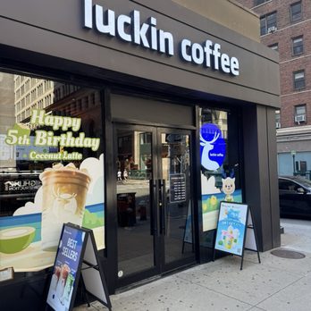 Luckin Coffee - Storefront - Coffee & Tea Near Me - New York, New York Luckin Coffee - Storefront - Coffee & Tea Near Me - New York, New York