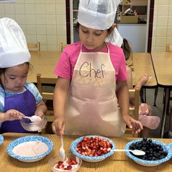 Our multi-age environment supports family style learning. Social skills develop stronger and confidence grows.
