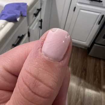 Beauty Nails - Shattered under the clear coat, chipped twice- after being "fixed" - Nail Salons Near Me - Lexington, Kentucky Beauty Nails - Shattered under the clear coat, chipped twice- after being "fixed" - Nail Salons Near Me - Lexington, Kentucky