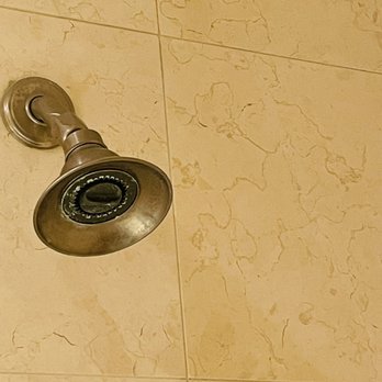 Emerald Grande Weddings - Rust and scum build up on all shower heads - Resorts Near Me - Destin, Florida