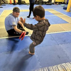 Blue Lantern Martial Arts: Shaolin Wing Chun Kung Fu - All ages are welcome at BLMA! Here is a Young Dragon practicing kicks!