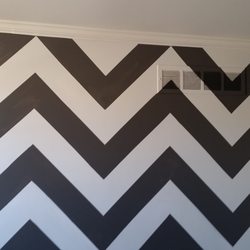 Grandview Painting - Chevron strips