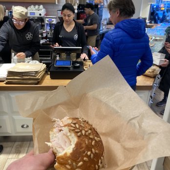 Rosetta Bakery - Fresh Turkey n Swiss on brioche with pine nuts 5 stars - Bakeries Near Me - New York, New York Rosetta Bakery - Fresh Turkey n Swiss on brioche with pine nuts 5 stars - Bakeries Near Me - New York, New York
