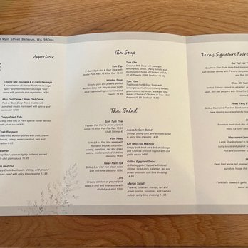 Fern Thai on Main - Thai Near Me - Bellevue, Washington Fern Thai on Main - Thai Near Me - Bellevue, Washington