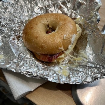 A Little Cafe - $10.32 after tax for egg/meat/cheese on a plain bagel - Breakfast & Brunch Near Me - Wildwood Crest, New Jersey A Little Cafe - $10.32 after tax for egg/meat/cheese on a plain bagel - Breakfast & Brunch Near Me - Wildwood Crest, New Jersey