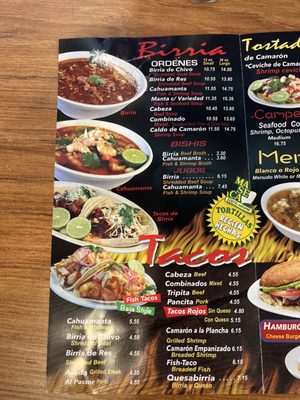 Menu photo 3 Birrieria Obregon Phoenix, AZ