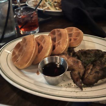 Taste Kitchen Bar - Jerk Chicken and waffles - Breakfast & Brunch Near Me - Houston, Texas