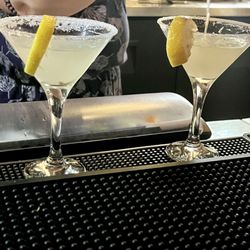 Yachats Underground Pub & Grub - Blueberry lemon drop martini