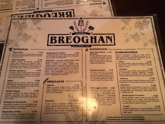 Menu photo 1 Breoghan Buenos Aires, C