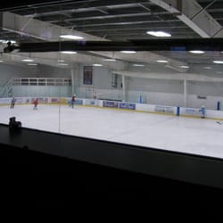Arctic Coliseum - View from Broadway Sports Bar to the rinks below