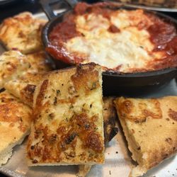 Scout's Pizzaria - Goat cheese and marinara dip
