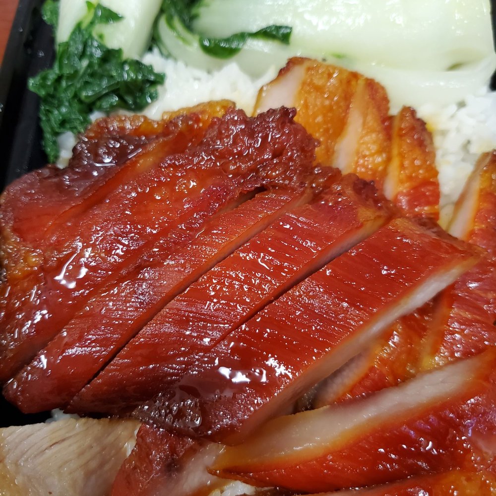 Tasty Kitchen - Char siu rice plate - Cantonese Near Me - Davis, California Tasty Kitchen - Char siu rice plate - Cantonese Near Me - Davis, California