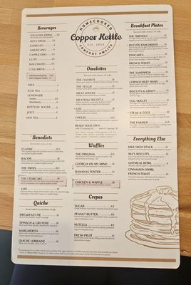 Menu photo 1 The Copper Kettle St. Pete Beach, FL Menu photo 1 The Copper Kettle St. Pete Beach, FL