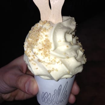 Milk Bar - Pretzel Cake Soft Serve with pretzel crumb topping (excellent) - Bakeries Near Me - Brooklyn, New York Milk Bar - Pretzel Cake Soft Serve with pretzel crumb topping (excellent) - Bakeries Near Me - Brooklyn, New York