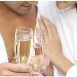 Hummingbird Hill Spa - Start your day off with mimosa and snacks