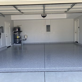 Ballistic Concrete Coatings - After (color - Dakota Gray) - Flooring Near Me