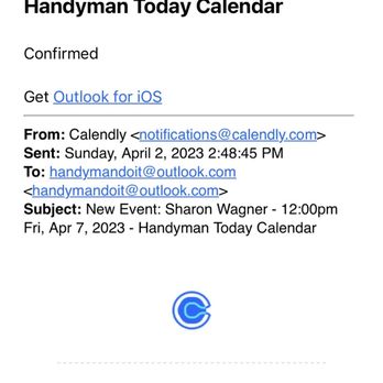 Handyman Today - Confirmation - Handyman Near Me - Ventura, California Handyman Today - Confirmation - Handyman Near Me - Ventura, California
