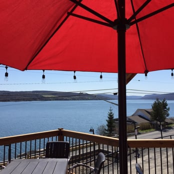 Lakeside Vista Restaurant - From the deck of Lakeside Vista on Otisco Lake! - American Near Me - Marietta, New York