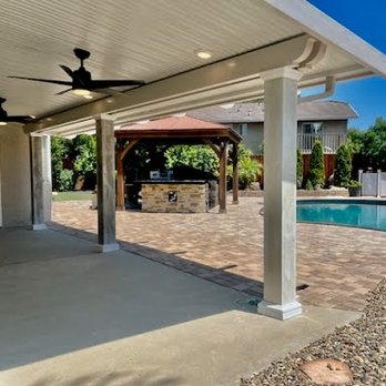 Decker Brothers Construction - Custom patio covers with light s& fans - Heating & Air Conditioning/HVAC Near Me - Ceres, California