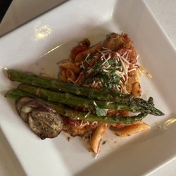 Chef Mimi J - Team 2 winners!!  Parmesan Chicken and pasta.