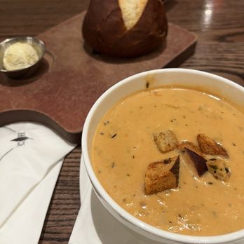 Cooper’s Hawk Winery & Restaurant - pretzel and bisque - Wine Bars Near Me - Gurnee, Illinois