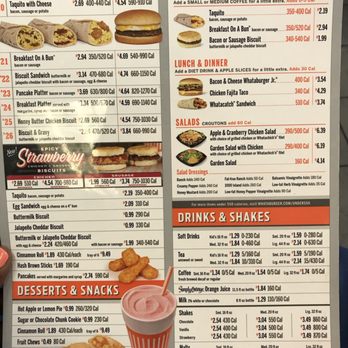 Whataburger - Menu 8/2017 - Fast Food Near Me - Irving, Texas Whataburger - Menu 8/2017 - Fast Food Near Me - Irving, Texas