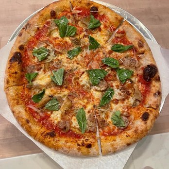 Driftwood Oven - SMO - 16" Sausage Mushrooms and Onions - Pizza Near Me - Pittsburgh, Pennsylvania Driftwood Oven - SMO - 16" Sausage Mushrooms and Onions - Pizza Near Me - Pittsburgh, Pennsylvania
