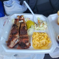 The Real Pit BBQ - Rib plate