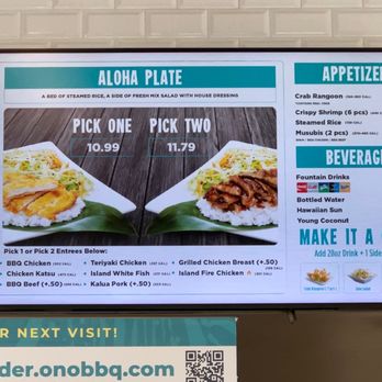 Ono Hawaiian BBQ - Right Menu Board - Hawaiian Near Me - Alhambra, California Ono Hawaiian BBQ - Right Menu Board - Hawaiian Near Me - Alhambra, California
