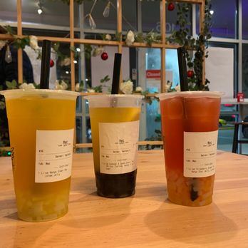 Tapioca Go - Mango Green Tea; Kumquat & Lemon Green Tea; Strawberry Green Tea - Bubble Tea Near Me - Chesapeake, Virginia