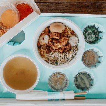 Asia Blue - Shrimp tempura & Tainan noodles - Asian Fusion Near Me - Missouri City, Texas