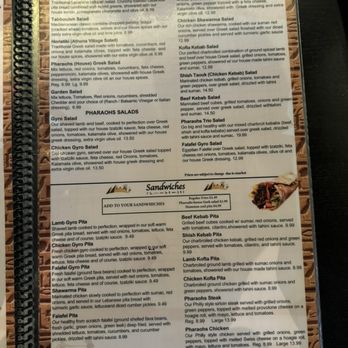 Pharaohs Legacy - Menu pg2 - Mediterranean Near Me - Fayetteville, North Carolina Pharaohs Legacy - Menu pg2 - Mediterranean Near Me - Fayetteville, North Carolina