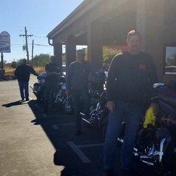 Ready to hit the road after filling up at Mi Pueblito. Ready to hit the road after filling up at Mi Pueblito.
