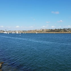 Aubrey E. Austin, Jr. Park - View of boats leaving the marina