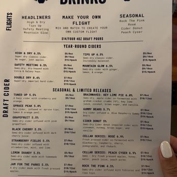 Stowe Cider - Menu - Cideries Near Me - Stowe, Vermont