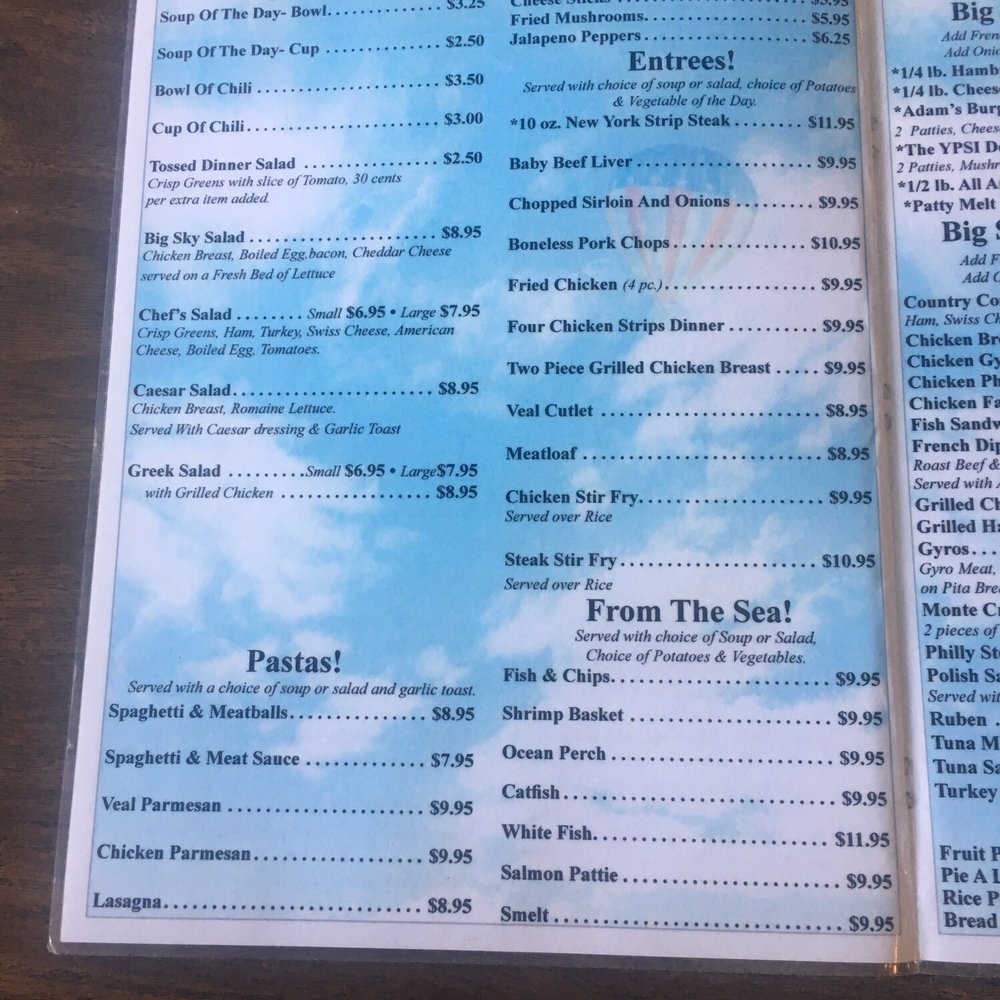 Big Sky Diner - Diners Near Me - Ypsilanti, Michigan