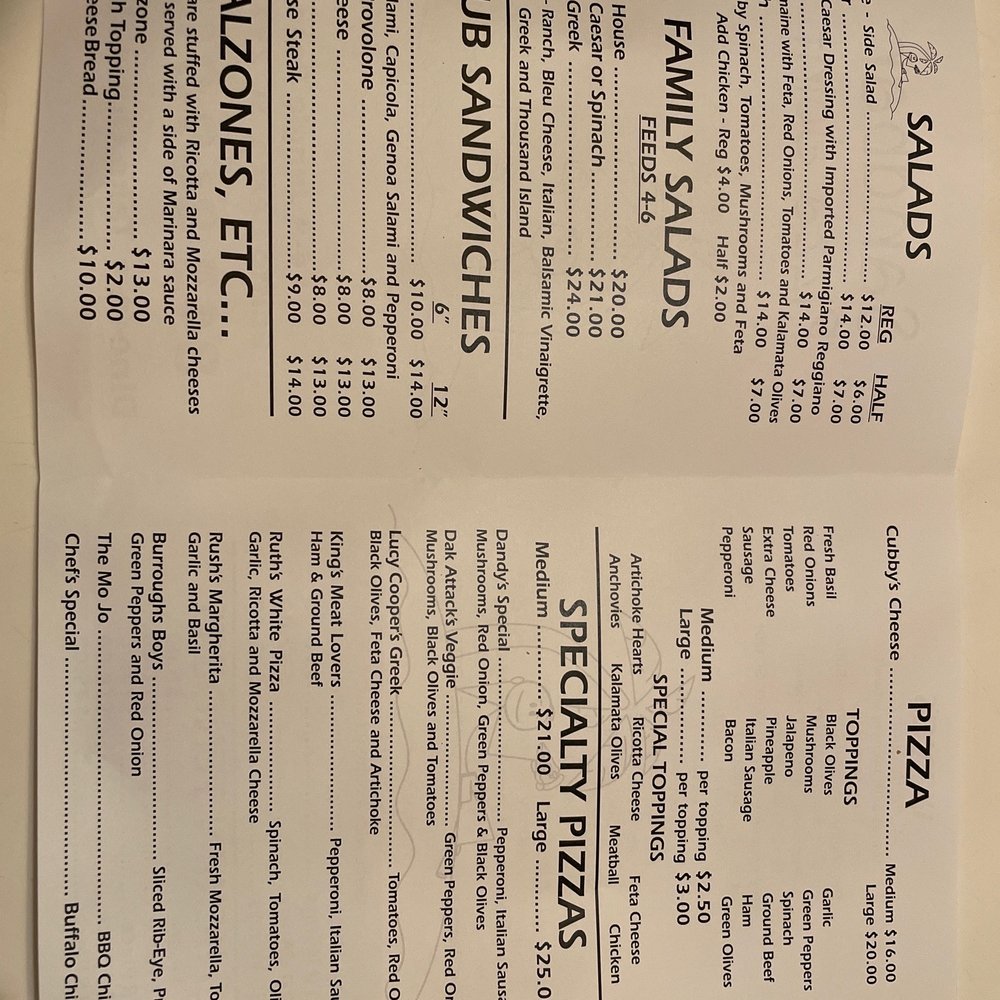 Sandbar Pizza Joint - menu2 - Pizza Near Me - Edisto Island, South Carolina Sandbar Pizza Joint - menu2 - Pizza Near Me - Edisto Island, South Carolina