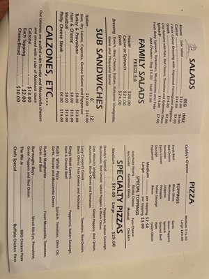 Menu photo 2 Sandbar Pizza Joint Edisto Island, SC Menu photo 2 Sandbar Pizza Joint Edisto Island, SC