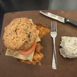 Catch 22 - Bad Mother Clucker-Fork used for scale for this ginormous sandwich