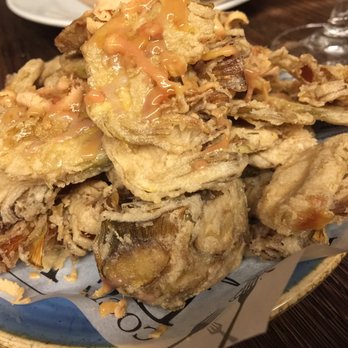 La Bona Sort - Crispy artichoke with foie drizzle ! - Tapas Bars Near Me - Barcelona, B La Bona Sort - Crispy artichoke with foie drizzle ! - Tapas Bars Near Me - Barcelona, B